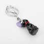 Anime Kiki's Delivery Service Black Cat JiJi PVC Doll Keychain 5CM