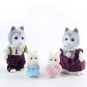 Simulation Forest Rabbit Family DIY Playset Mini Rabbit Bear Figure Toy Dolls Kids Gifts