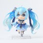 10cm Hatsune Miku Anime Action Figures Smile Snow Princess Multi Accessories