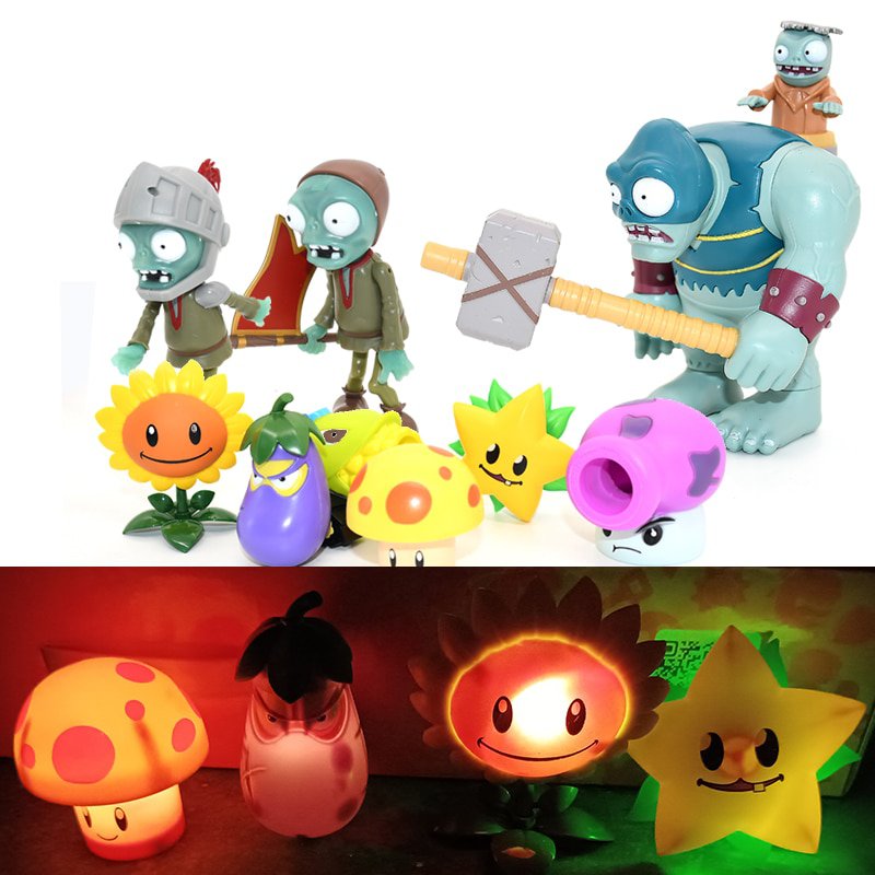 Plants VS. Zombies 2 PVZ Toy Sound-Light Dark Ages Gargantuar Starfruit ...