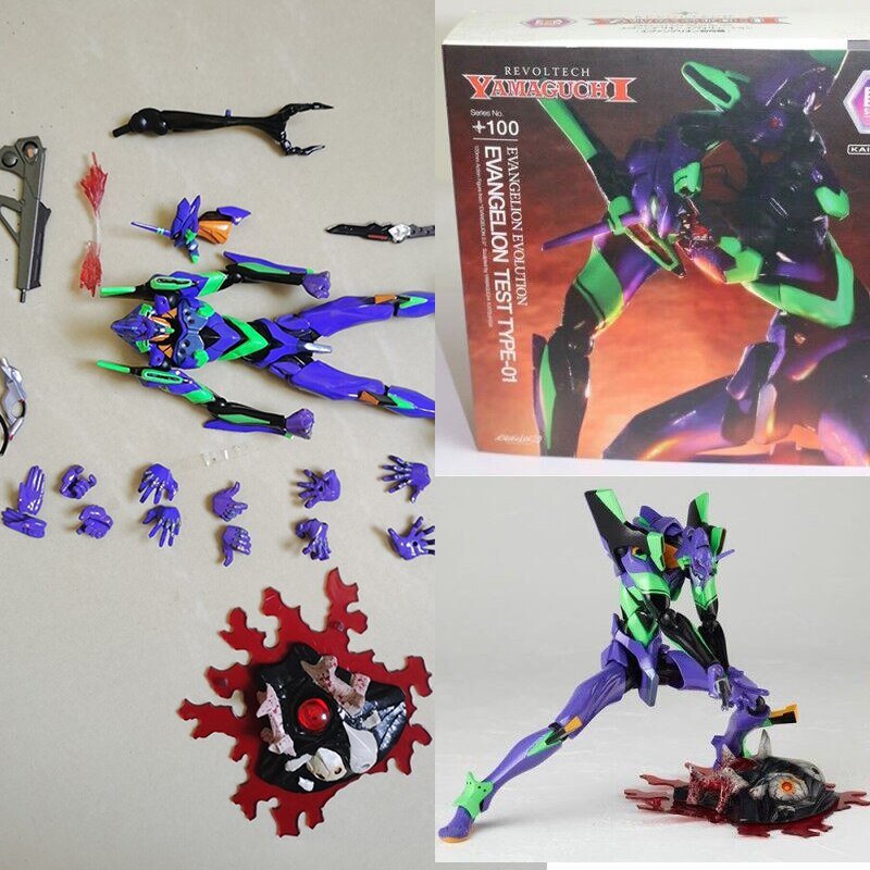 Revoltech TYPE EVA-01 EVA 080 EVA LED Evangelion Action Figure