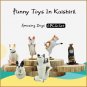 Amazing Dogs 6 Kinds Funny Animals Toys Anime Doll Action Toy Figures