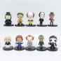 10 Pcs/Lot Child's Play 5.5cm Figure Chucky Saw Horrible Dolls Model Funny Figurine