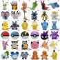 40 Styles Cartoon Plush Toy Raichu Charizard Y&X Psyduck Poke Ball Gengar Cubone