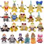 Broser JR Cartoon Princess Mushroom Bowser Koopalings Iggy Lemmy Koopa Bros Plush Toys