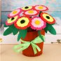 Kids DIY Flower Pot Potted Plant Craft Toys for Children Kindergarten Learning Education Toy