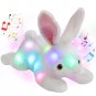 38cm LED Light Musical Glow Stuffed Animals Bunny Rabbit Luminous Toys Gift