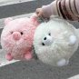 AIXINI Cute Long Plush Ball Pig Dog Soft Stuffed Plushie Hug Pillow Kawaii Room Decor Toy