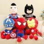 Disney Anime Plush Toy Spiderman Doll Marvel Avengers Soft Dress Hero Captain America