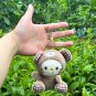 12cm Sanrio Kuromi Hello Kitty My Melody Cinnamoroll Plush Toy Soft Stuffed Doll car Keychain