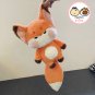 Creative and Cute Doodle Fox Doll Plush Toy Little Fox With Big Tail Doll Gifts Birthday
