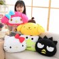 38cm Hello Kitty Pom Pom Purin Keroppi Badtz-maru Cartoon KT Cat Warm Hand Plush Pillow Doll