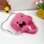 Kawaii Sanrio Hello Kitty Cartoon Girl Heart Fashion Large Volume Bow Plush Tote