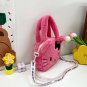 Kawaii Sanrio Hello Kitty Cartoon Girl Heart Fashion Large Volume Bow Plush Tote