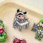 Kawaii Cute Sanrio Crayon Shinchan Sealing Clip High Beauty