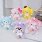 Sanrio 15Cm Keychain Hello Kitty Kuromi Cinnamoroll Cross Dressing Plush Doll