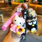 Kawaii Sanrio Hello Kitty Keychain Cherry Blossom Kuromi Cartoon