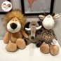 Forest Brothers Doll Lion Tiger Elephant Giraffe Dog Plush Stuffed Toy Children's