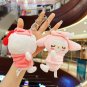 Sanrio Plush Toys Keychain Sleep Hello Kitty Kuromi Cinnamoroll Anime Cute