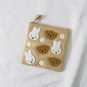 Cartoon Lovely Miffy Plush Embroidery Pu Makeup Bag Storage Bag Coin Purse Student