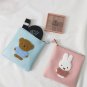 Cartoon Lovely Miffy Plush Embroidery Pu Makeup Bag Storage Bag Coin Purse Student