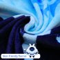 Anime Genshin Impact Cosplay Costume Cryo Abyss Mage Cloak Cape Flannel Hoodie