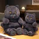 Fat Cat Plush Stuffed Animals Toy Lifelike Black Cat Toy for Boys and Girls Children Xmas
