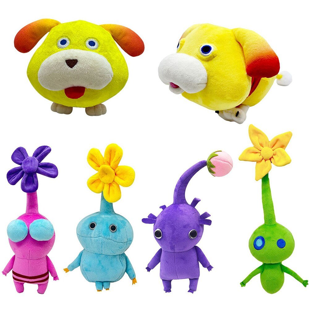 New Pikmins Stuffed Animals Rock Pikmins Plush Blue Pikmins Plushies Pikmins 4 Oatchi