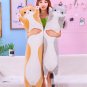 50/70cm Cute Soft Long Cat Plush Toys Stuffed Pause Office Nap Pillow Bed Sleep Home Decor