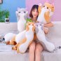 50/70cm Cute Soft Long Cat Plush Toys Stuffed Pause Office Nap Pillow Bed Sleep Home Decor