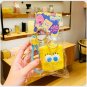 Spongebobs Patrick Star Squidward Tentacles Cartoon Cute Decompression Keychain Book