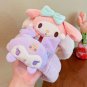 Sanrio Kuromi Melody Plush Doll Face Wash Makeup Hairband