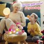 48cm Rainbow LED Plush Toys Musical Throw Pillows Unicorn Lullaby Soft Stuffed Animals