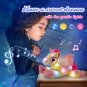 48cm Rainbow LED Plush Toys Musical Throw Pillows Unicorn Lullaby Soft Stuffed Animals