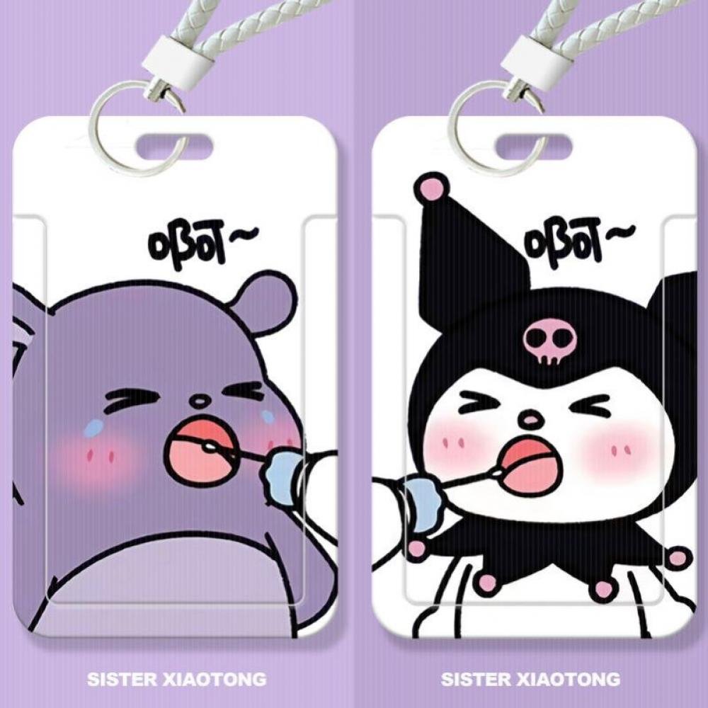 Kuromi Girlfriend Lovers Student Card Cover Cartoon Vertical