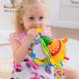 Carton Baby Toys Soft Cloth Books Rustle Sound Infant Educational Rabbit Stroller Rattle Newborn