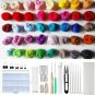 Wool Felt Kit Needle Felting Tool Wool Fibre Felt DIY Handmade Wool Craft Needle Felting