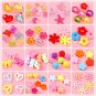 185pcs Charm Bracelet Making Kit Including Beads Chains, DIY Craft For Girls