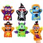 3Pcs DIY Hand Puppet Craft Toy Felt Halloween Party Favors Kindergarten Activites Cartoon Accessory