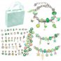 DIY Beaded Bracelet Set with Storage Box Toys for Girls Gift Acrylic European Large Hole Beads