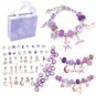 DIY Beaded Bracelet Set with Storage Box Toys for Girls Gift Acrylic European Large Hole Beads