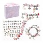 DIY Beaded Bracelet Set with Storage Box Toys for Girls Gift Acrylic European Large Hole Beads