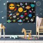 Outer Space Felt Montessori Board Toy Solar System Universe Storytelling Flannel Interactive