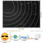 Outer Space Felt Montessori Board Toy Solar System Universe Storytelling Flannel Interactive