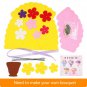 4Pcs Kids Non-woven DIY Simulation Bouquet Holding Flowers Handmade Gift Room Decoration Flower