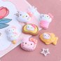 10 Pcs New Cute Cartoon Animal Hello Kitty Resin Cabochon Scrapbooking DIY Jewelry Hairpin Craft