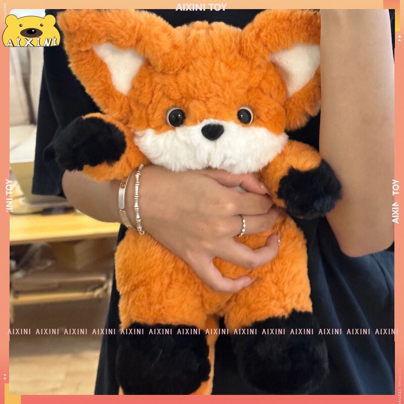 AIXINI Huggable Cute Long Tail Fox Doll Stuffed Animal Plush Toys Children Kids Cute