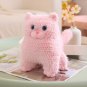 1pc 25CM Cute Furry Cat Plush Toy Stuffed Kawaii Animal Kitten Doll Pink Cats
