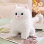 1pc 25CM Cute Furry Cat Plush Toy Stuffed Kawaii Animal Kitten Doll Pink Cats