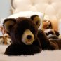 Realistic Lazy Brown Bear Cub Stuffed Animal Plush Toy